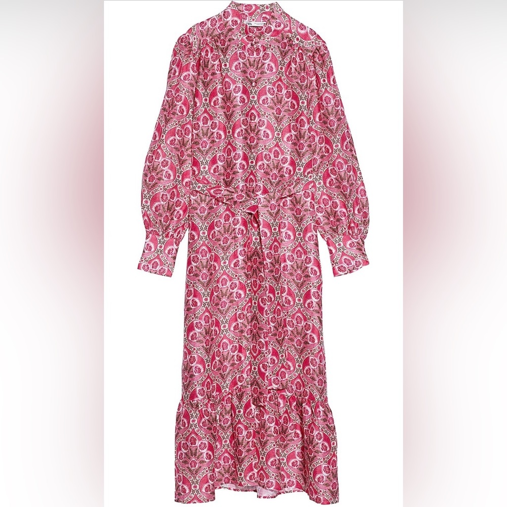 Zara Linen Summer Dress. Size XS. Beautiful for Summer!